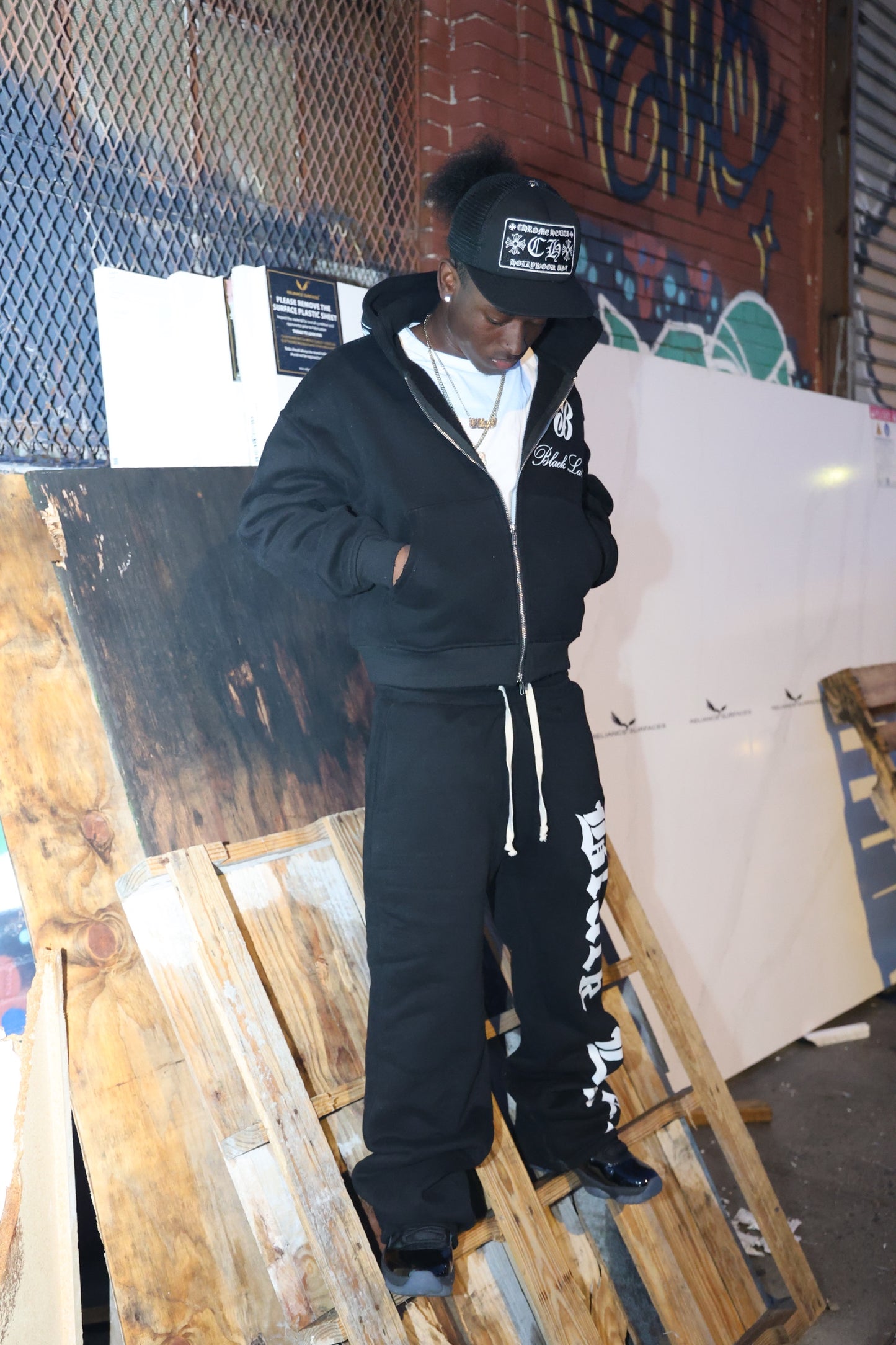 Black/  Black Label Sweatsuits