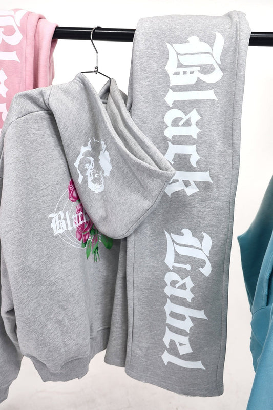 Cool Grey Black Label Sweatsuits