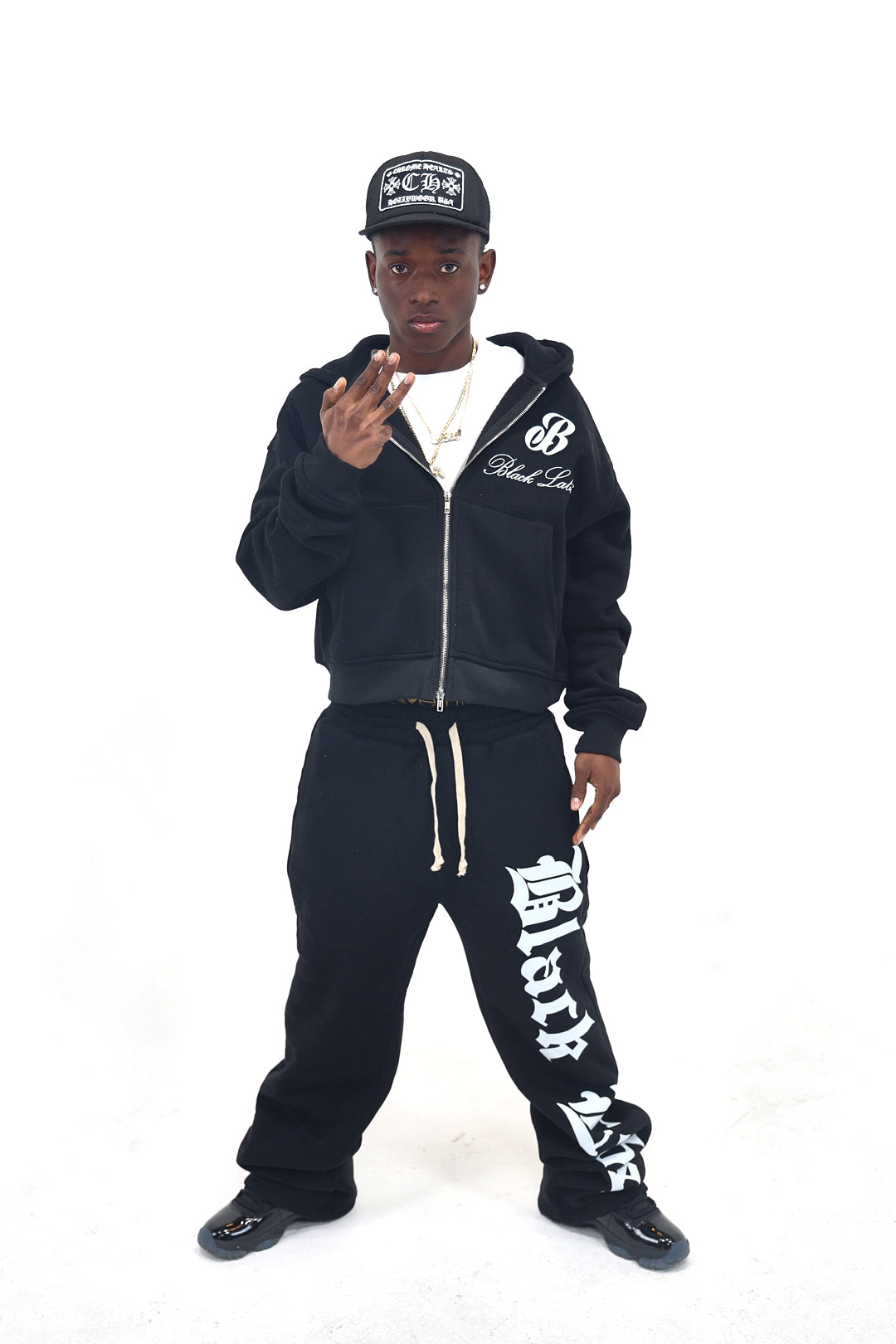 Black/  Black Label Sweatsuits