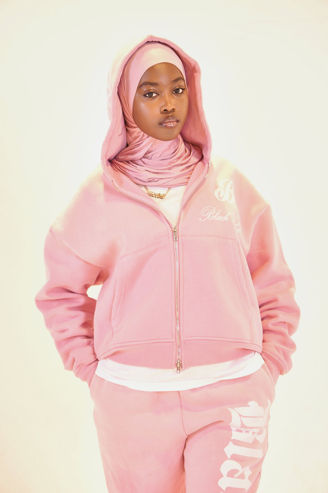 Pink Black Label Sweatsuit