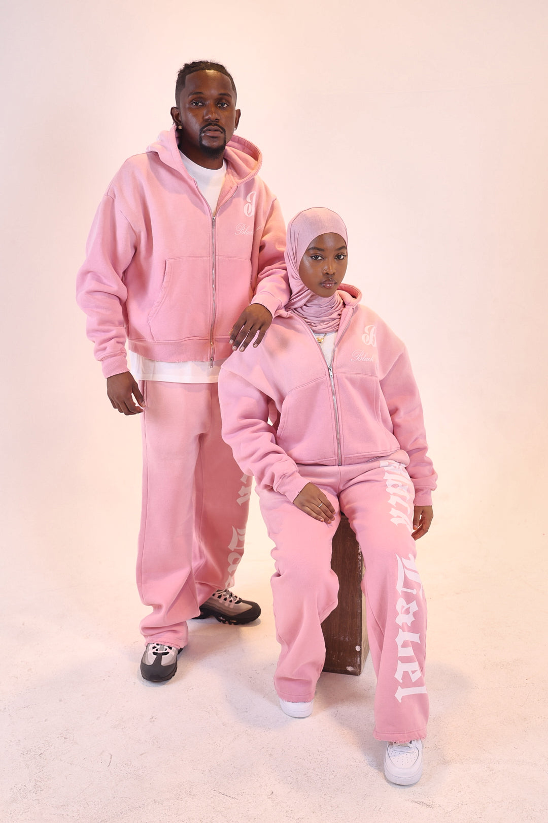 Pink Black Label Sweatsuit