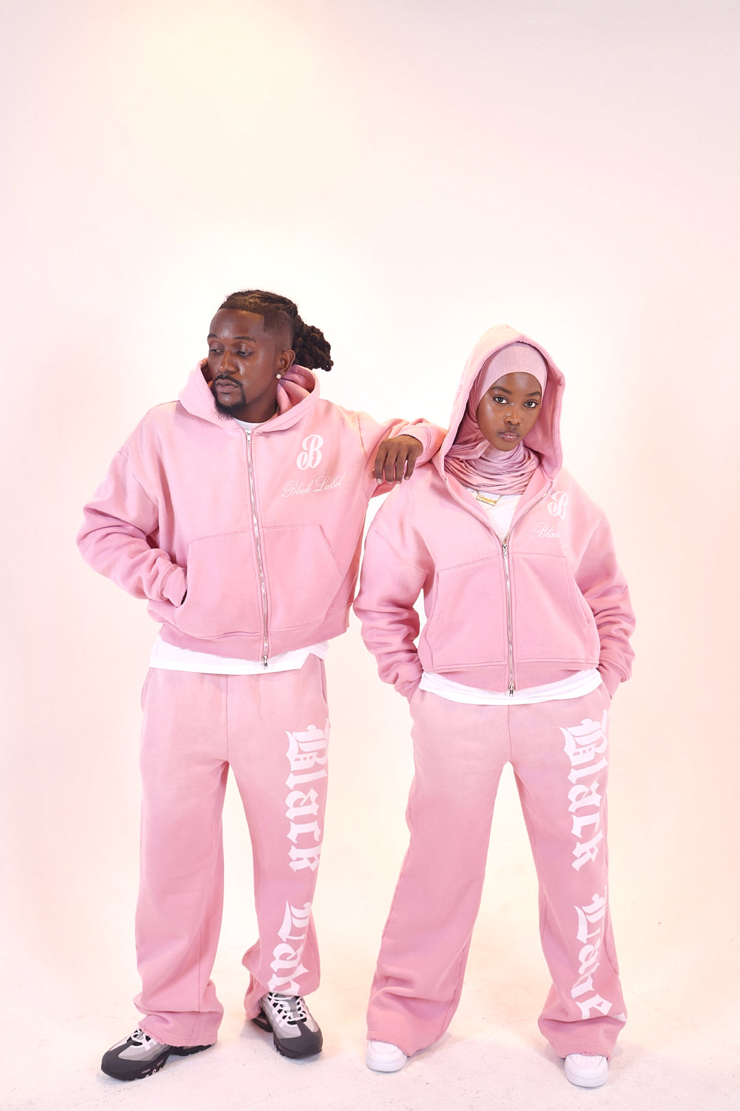 Pink Black Label Sweatsuit